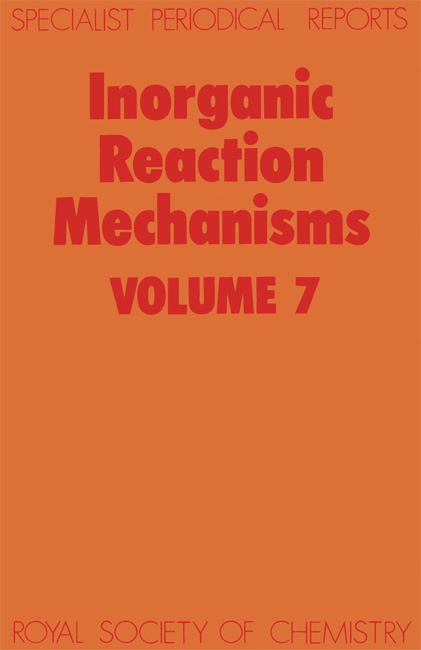 Inorganic Reaction Mechanisms - 