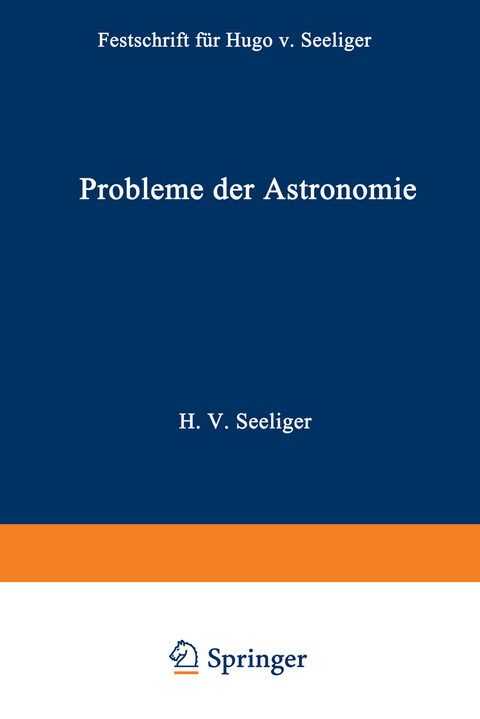 Probleme der Astronomie - Hans Kienle