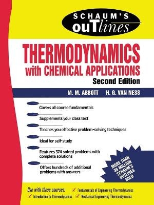 Schaum's Outline of Thermodynamics With Chemical Applications - Michael Abbott, Hendrick Van Ness