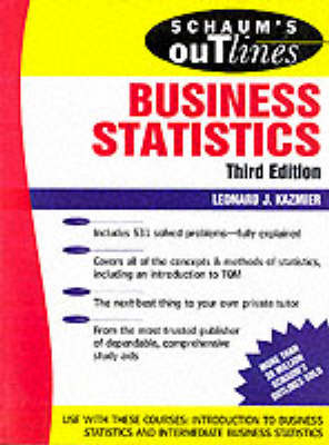 Schaum's Outline of Business Statistics - Leonard Kazmier