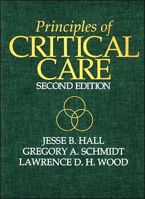 Principles of Critical Care - Jesse Hall, Gregory Schmidt, Lawrence Wood