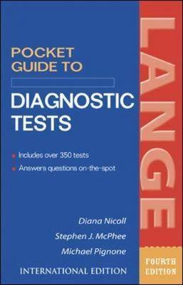 Pocket Guide to Diagnostic Tests - Diana Nicoll, Stephen McPhee, Michael Pignone