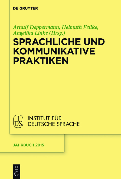 Sprachliche und kommunikative Praktiken - 