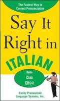 Say It Right in Italian -  EPLS