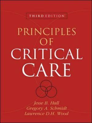 Principles of Critical Care, Third Edition - Jesse Hall, Gregory Schmidt, Lawrence Wood