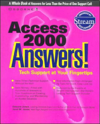 Access 2000 Answers! - Edward Jones, Jarel M. Jones