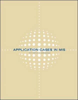 Application Cases in Management Information Systems - James Morgan