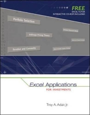 Excel Applications for Investments - Troy Adair