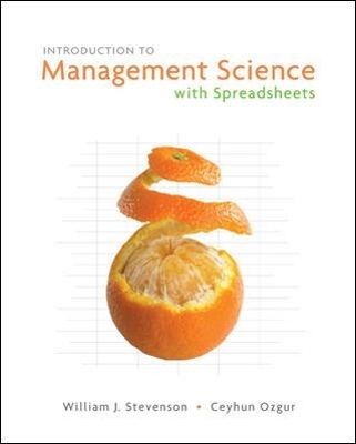 Introduction to Management Science with Spreadsheets and Student CD - William J Stevenson, Ceyhun Ozgur