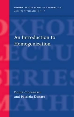 An Introduction to Homogenization - Doina Cioranescu, Patrizia Donato