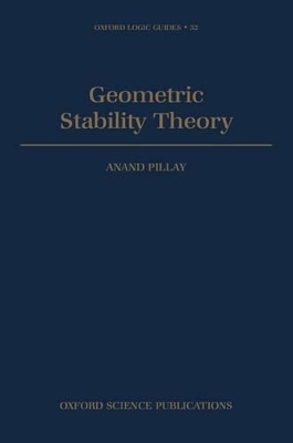 Geometric Stability Theory - Anand Pillay