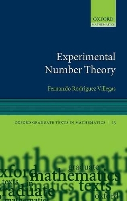 Experimental Number Theory - Fernando Rodriguez Villegas