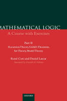 Mathematical Logic: Part 2 - René Cori, Daniel Lascar