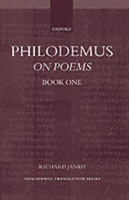 Philodemus: On Poems, Book 1 - 