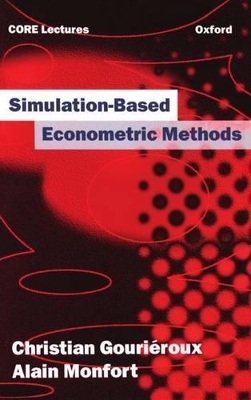 Simulation-based Econometric Methods - Christian Gouriéroux, Alain Monfort