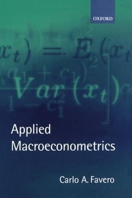 Applied Macroeconometrics - Carlo A. Favero