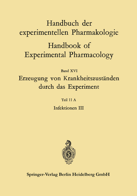 Erzeugung von Krankheitszuständen durch das Experiment - Günther Gillissen