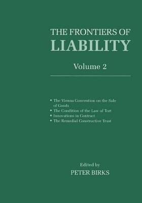 Frontiers of Liability: Volume 2 - 