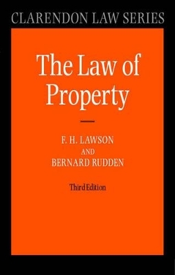 Law of Property - F H Lawson, Bernard Rudden