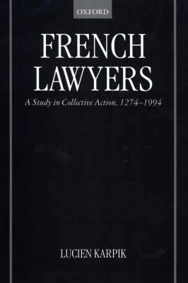 French Lawyers - Lucien Karpik