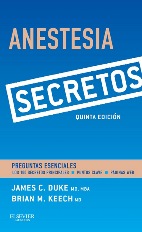 Anestesia. Secretos - 