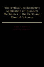 Theoretical Geochemistry - John A. Tossell, David J. Vaughan