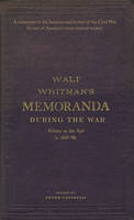 Memoranda During the War - Walter Whitman