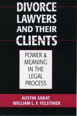 Divorce Lawyers and Their Clients - Austin Sarat, William L. F. Felstiner