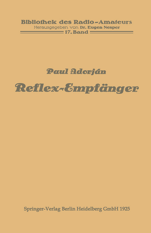 Reflex-Empfänger - Paul Adorján