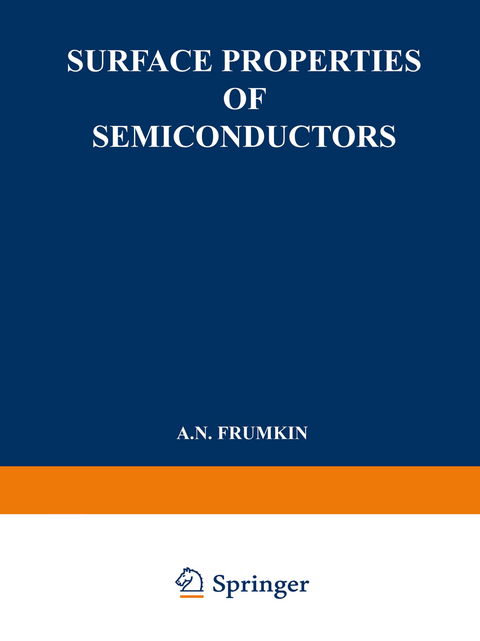 Surface Properties of Semiconductors / Poverkhnostnye Svoistva Poluprovodnikov / Поверхностные Своиства Поλупроводников - A. N. Frumkin