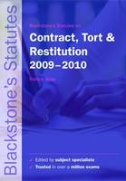 Blackstone's Statutes on Contract, Tort and Restitution - 