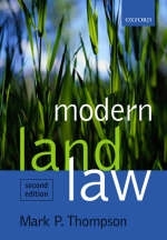 Modern Land Law - Mark P. Thompson