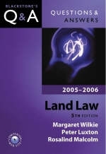 Land Law - Margaret Wilkie, Peter Luxton, Rosalind Malcolm