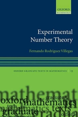 Experimental Number Theory - Fernando Rodriguez Villegas