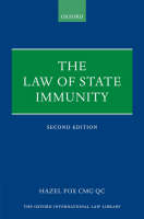 The Law of State Immunity - Hazel Fox