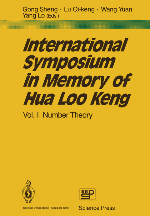 International Symposium in Memory of Hua Loo Keng - 