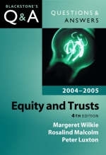 Equity and Trusts - Margaret Wilkie