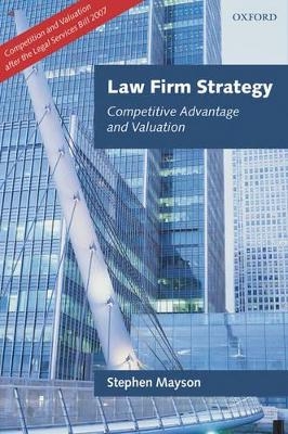 Law Firm Strategy - Stephen Mayson