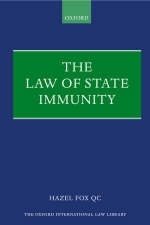 The Law of State Immunity - Hazel Fox