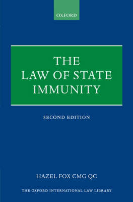 The Law of State Immunity - Hazel Fox