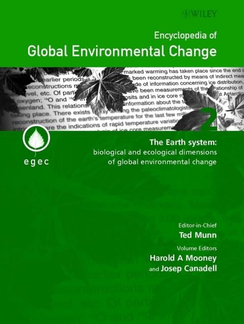 Encyclopedia of Global Environmental Change, The Earth System - 