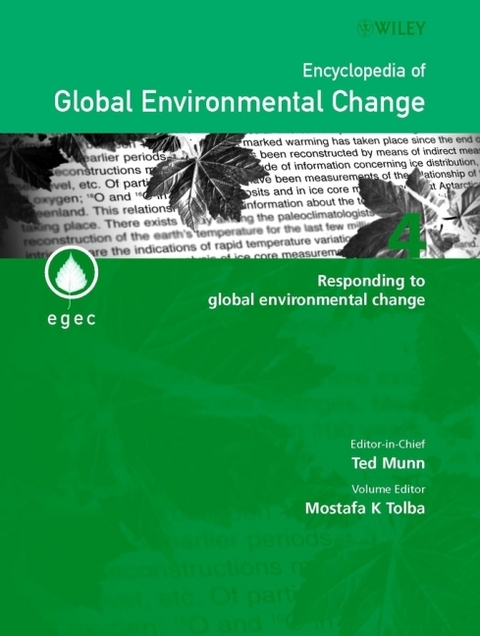 Encyclopedia of Global Environmental Change, Responding to Global Environmental Change - 