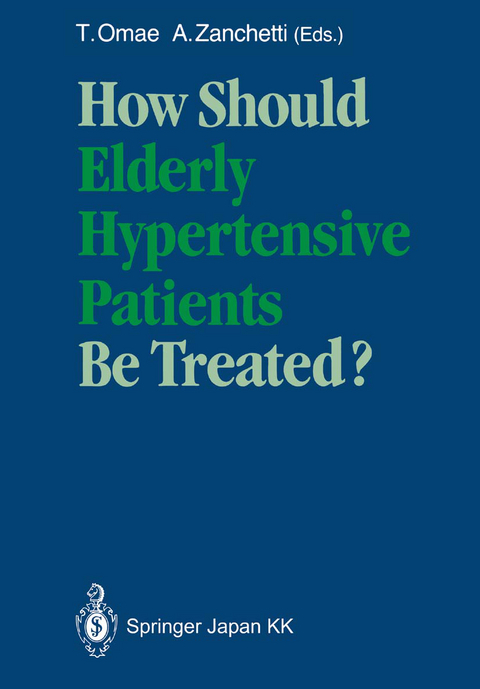 How Should Elderly Hypertensive Patients Be Treated? - 