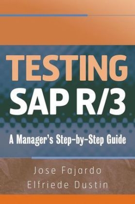 Testing SAP R/3 - Jose Fajardo, Elfriede Dustin