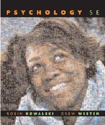 Psychology - Robin M. Kowalski, Drew Westen