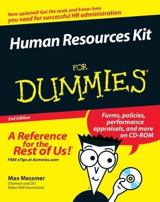 Human Resources Kit For Dummies - Harold Messner, Harold Messmer  Jr.