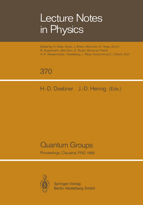 Quantum Groups - 