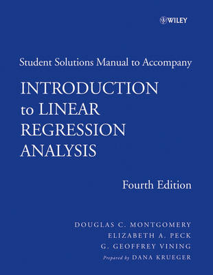 Introduction to Linear Regression Analysis - Douglas C. Montgomery, Elizabeth A. Peck, G. Geoffrey Vining