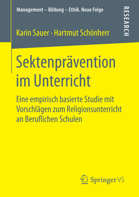 Sektenprävention im Unterricht -  Karin Sauer,  Hartmut Schönherr