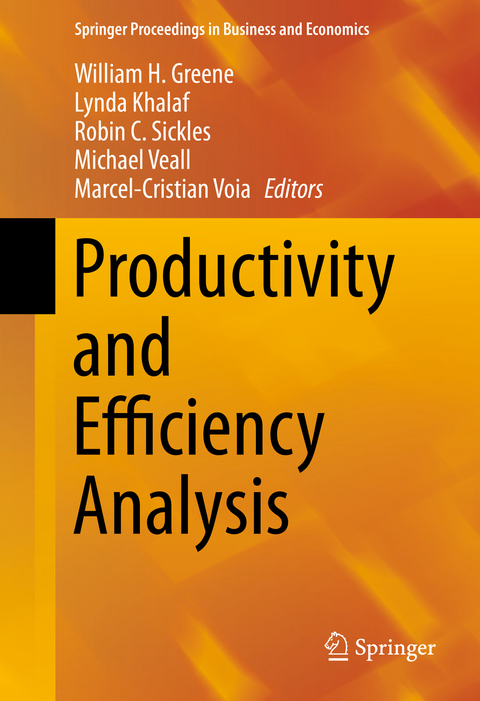 Productivity and Efficiency Analysis - 